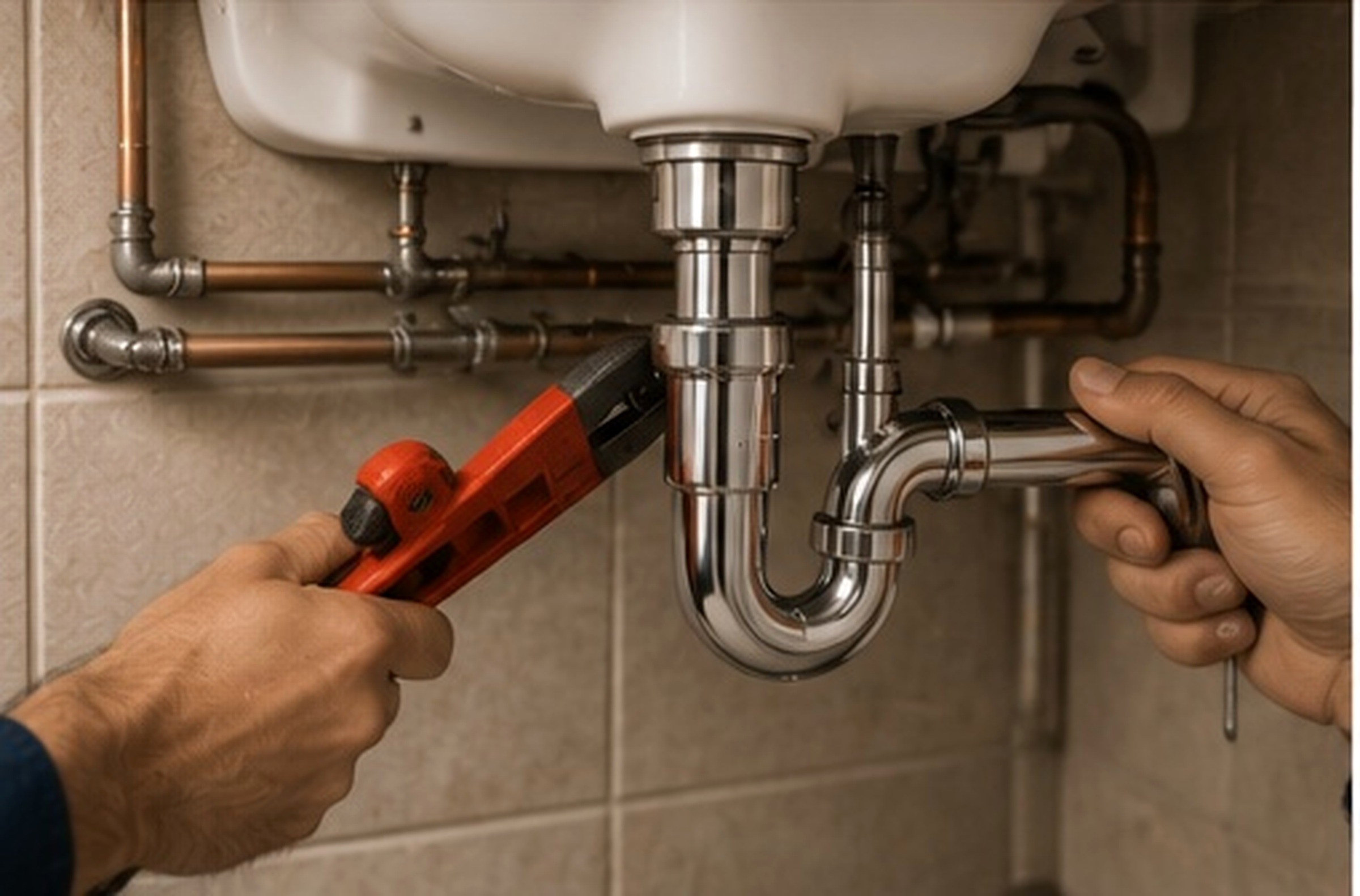 Plumbing construction service